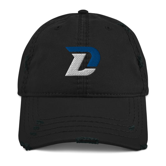 Brand Logo Ripped Dad Hat